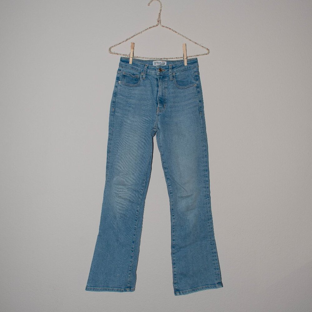 Derek Lam 10 Crosby Cropped Flare Jeans